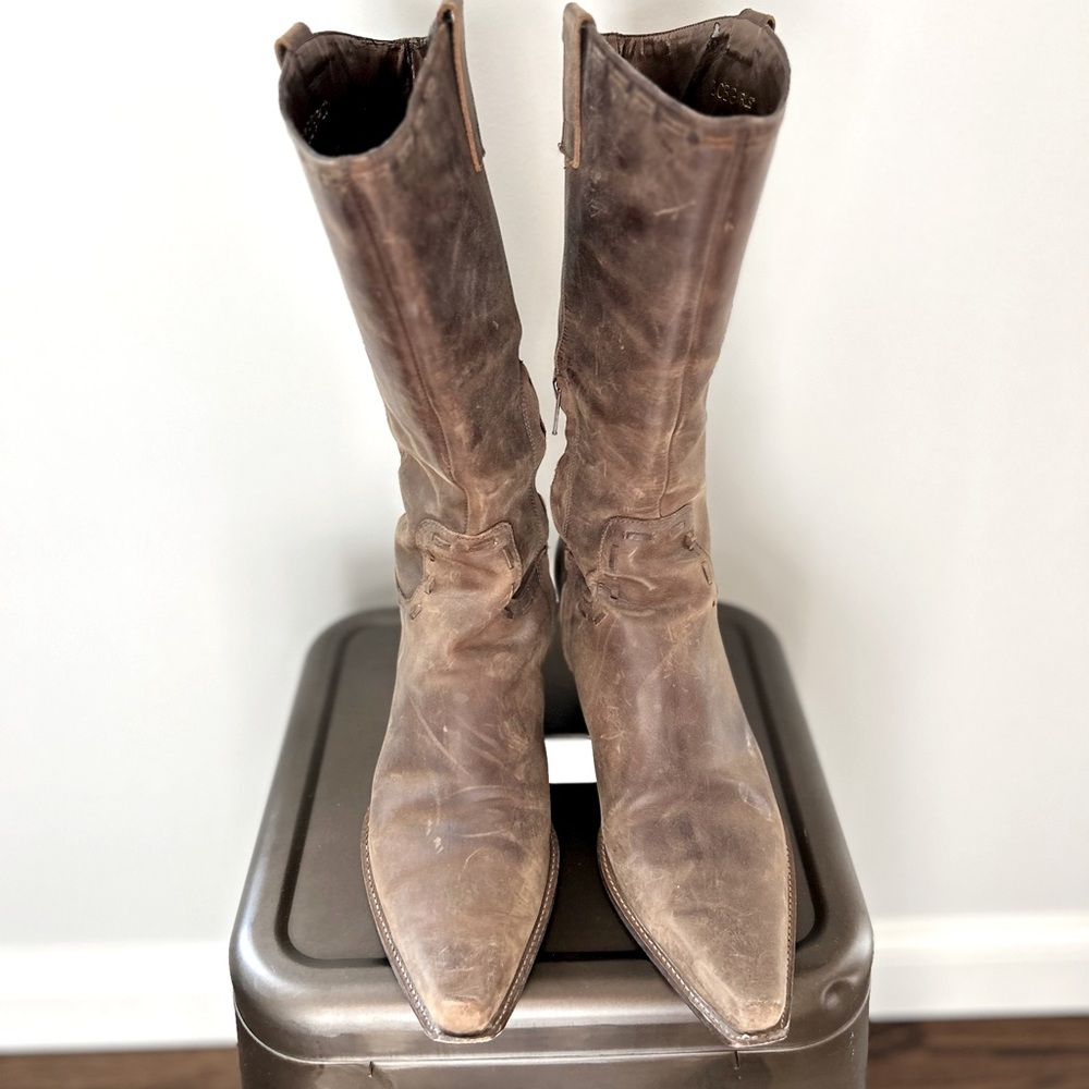 BCBGirls | cowgirl boots | genuine brown leather | women’s size 10 | used